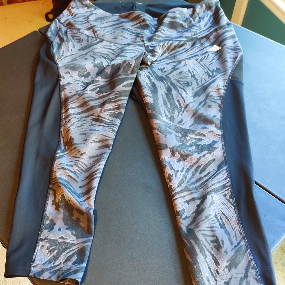 Adidas Zoe Saldana Women's High Rise Primegreen Athletic Leggings